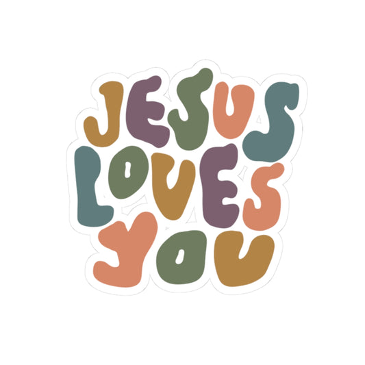 Jesus Loves You Sticker